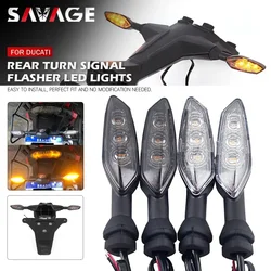 LED Turn Signal Light For DUCATI Multistrada 1200/DVT/ENDUOR 1260/S Diavel Supersport 950 V4 Motorcycle Rear Indicator Flasher