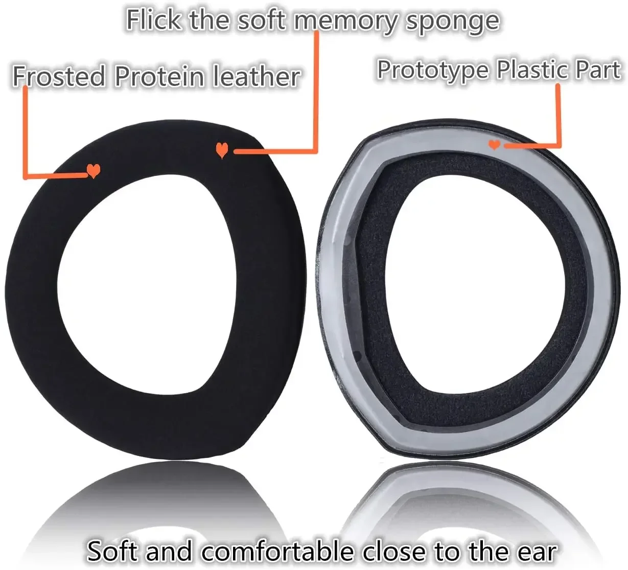 

Earphone lambskin Ear Pads For Sennheiser HD800 HD800S Earpads Sponge Soft Foam Cushion Replacement Headphones Accessories ,