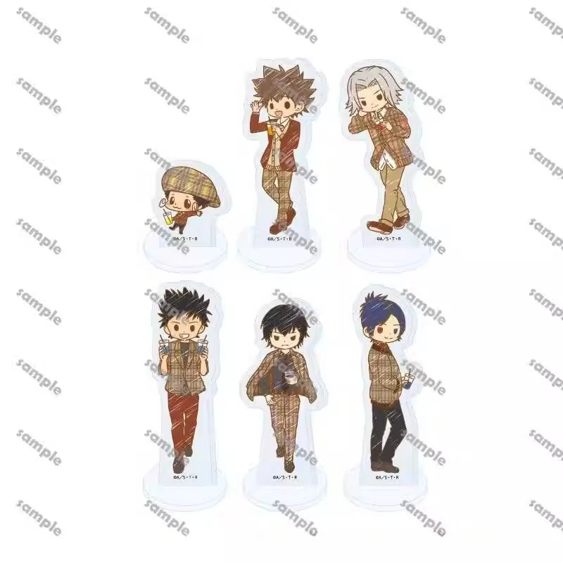 Game Squalo Hibari Kyouya Mukuro Tsuna Gokudera Belphegor Acrylic Stand Doll Anime Figure Model Cosplay Toy for Gift