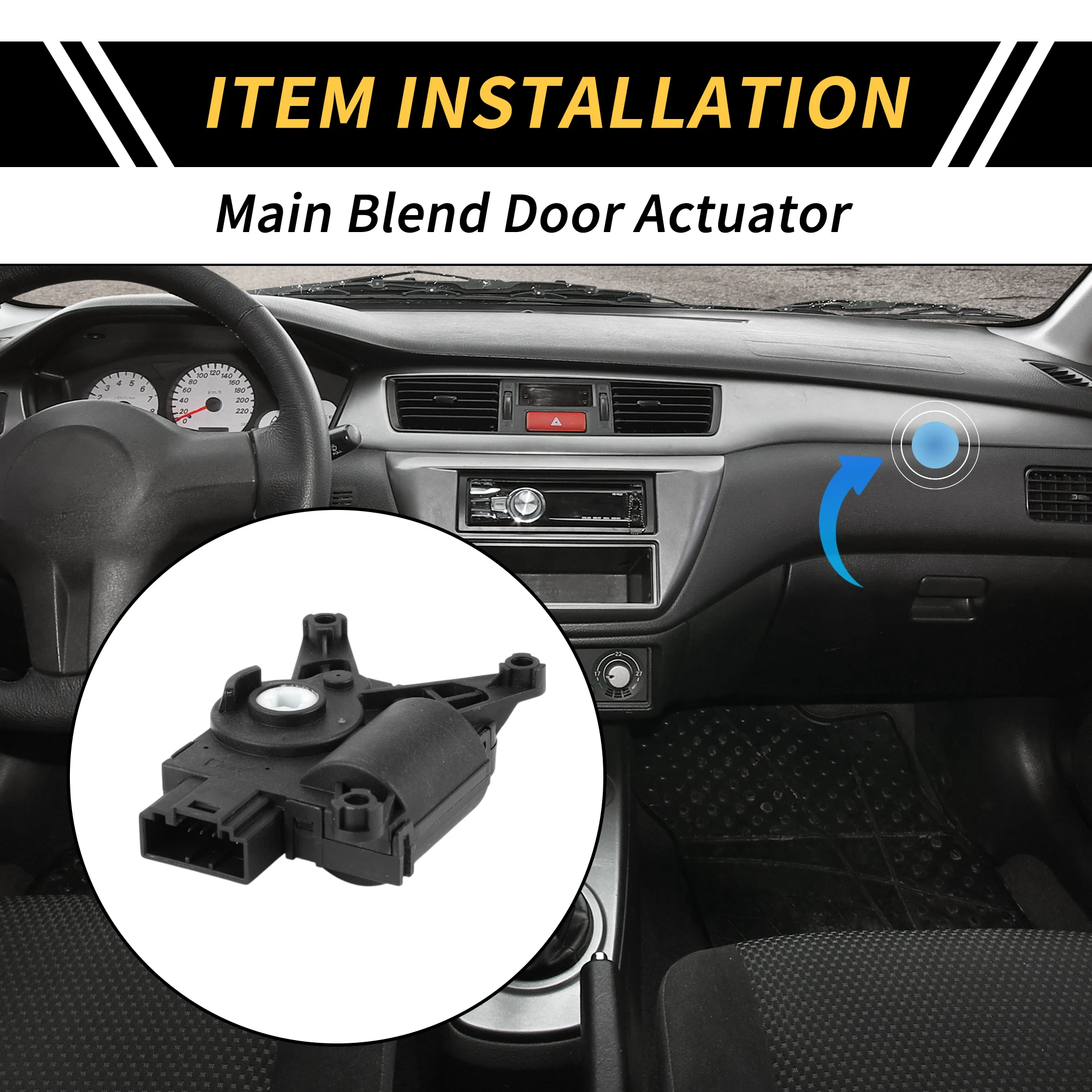 

UXCELL HVAC Heater Blend Door Actuator Replacement for Opel for Astra 99-06 No.52406339