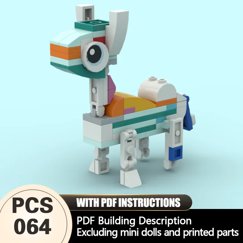 

Creators Animal Series Model MOC Building Bricks Desert Camelus Modular Technology Gifts Holiday Assemble Children Toys Suit