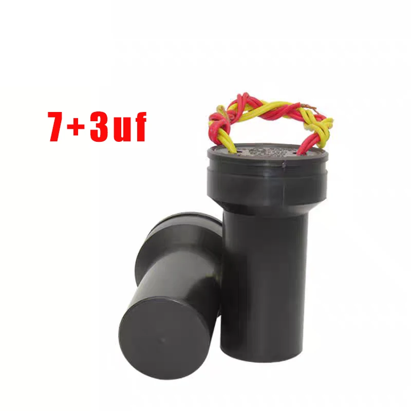 CBB60 Dual Cylinder Semi-Automatic Washing Machine Starting Capacitor Four Wires 7+3uf 450V