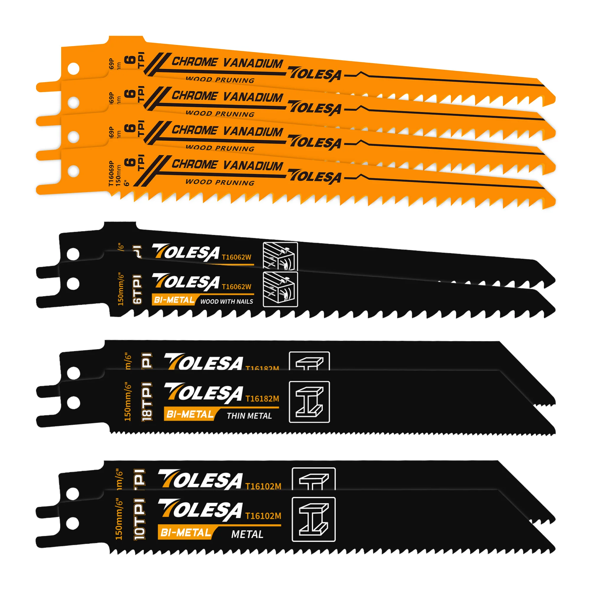 tolesa-10-laminas-de-serra-sabre-bimetalicas-para-corte-de-madeira-pvc-demolicao-e-corte-de-metal