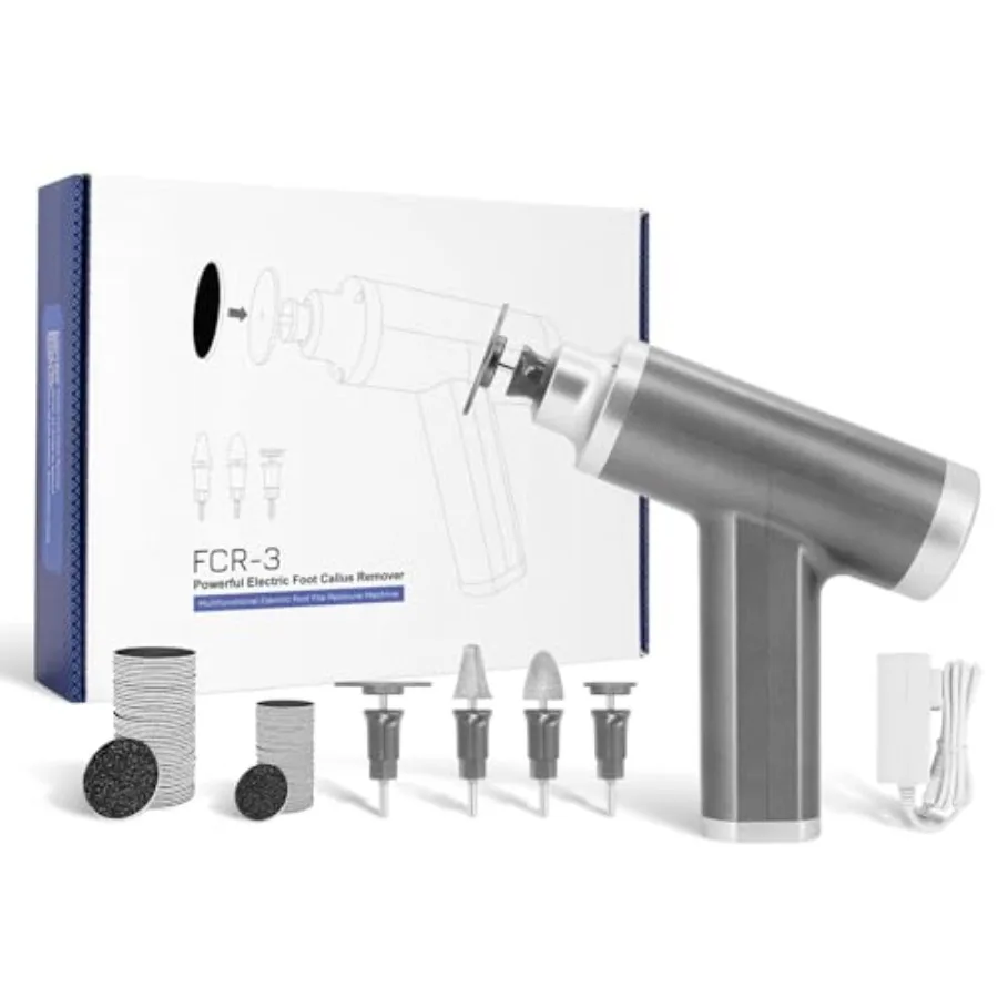 

Усовершенствованный электрический прибор для удаления мозолей с ног, 4500 об/мин, регулируемая скорость, профессиональная электрическая шлифовальная машинка-пилка для ног