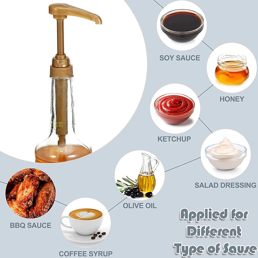 

8 Pcs Syrup Pump Coffee Pumps for Universal Shampoo Bottle Compatible Dispenser