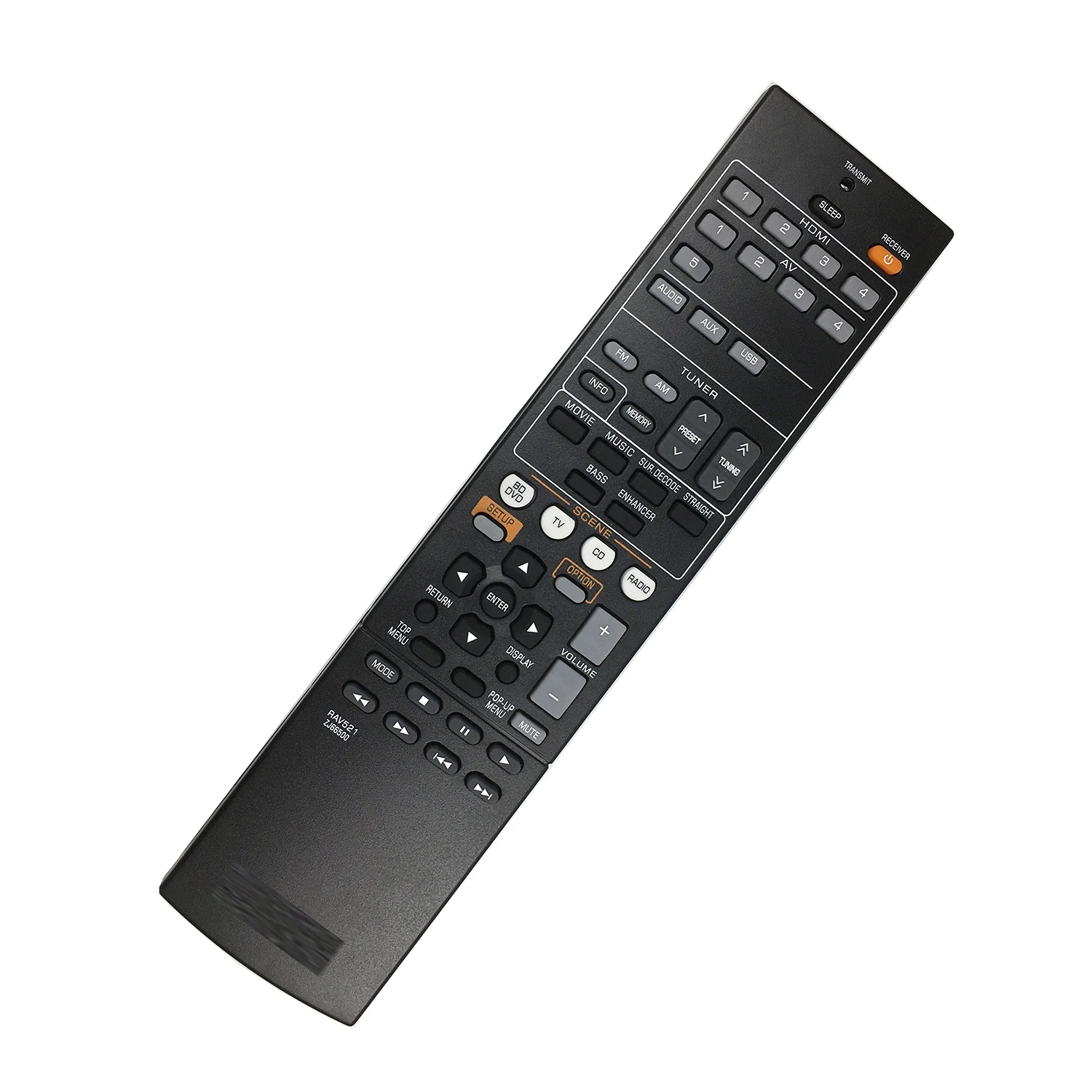 NEW RAV521 ZJ66500 Remote Control  for YAMAHA AV Receiver RX-V377 YHT-4910U HTR-3067 HTR-3066 RAV575 HTR-2067 RAV522 RAV463
