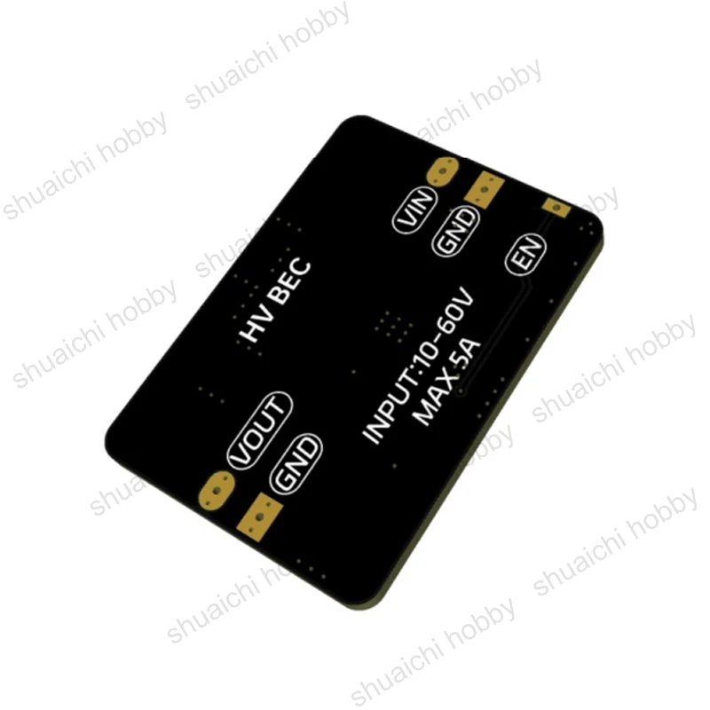 Módulo reductor BEC, entrada de 10V-60V a salida de 5,2 V/7,4 V/12,0 V, convertidor Buck con arranque suave MOS para vehículo submarino UAV/ROV, 1 Uds.