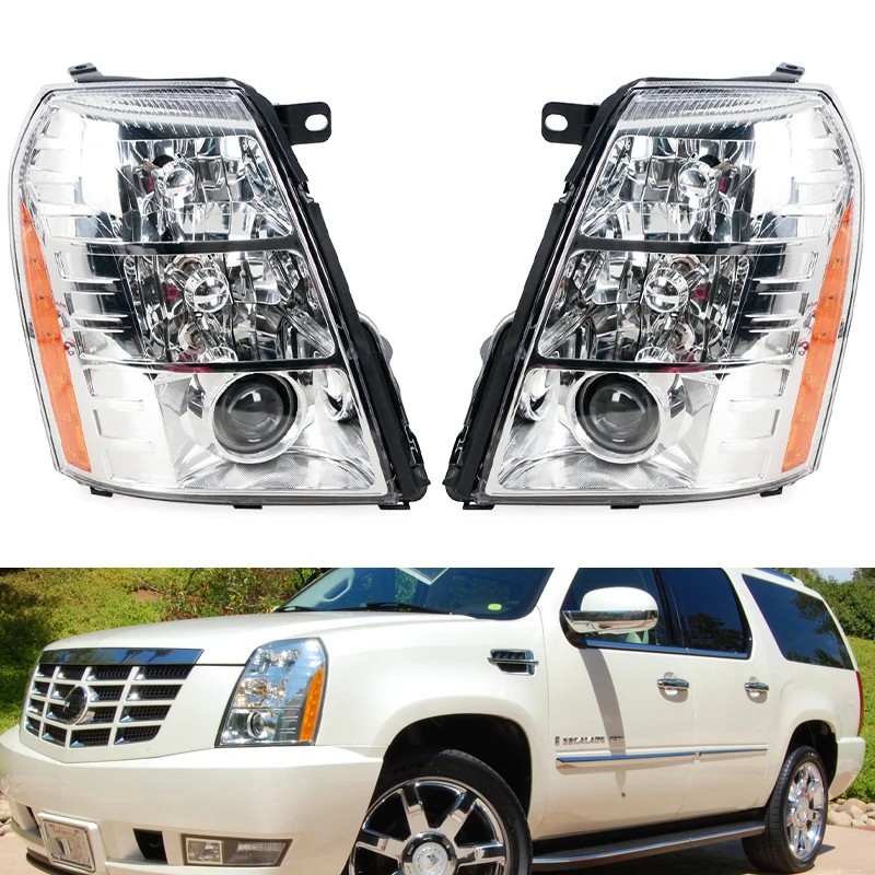 

Pop W/o HID Bulb & Ballast Projector Headlights For Cadillac Escalade 2007 2008 2009 2010 2011 2012 2013 2014 Car Front Headlamp