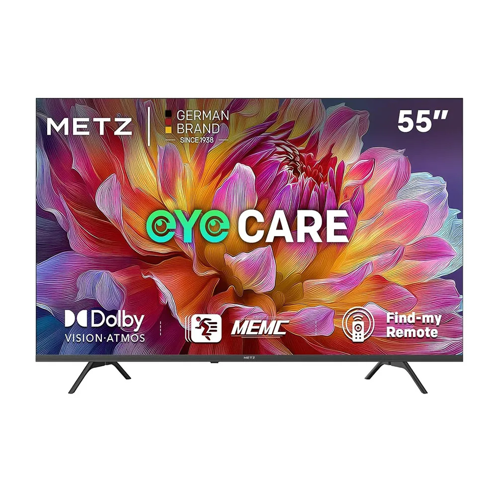 Metz TV 43 55 inch 4K UHD Smart LED TV Google TV HDR 10 MEMC Dolby Audio Google Cast Spraakbesturing Tuner 43MUF7000Z 55MUF7000Z