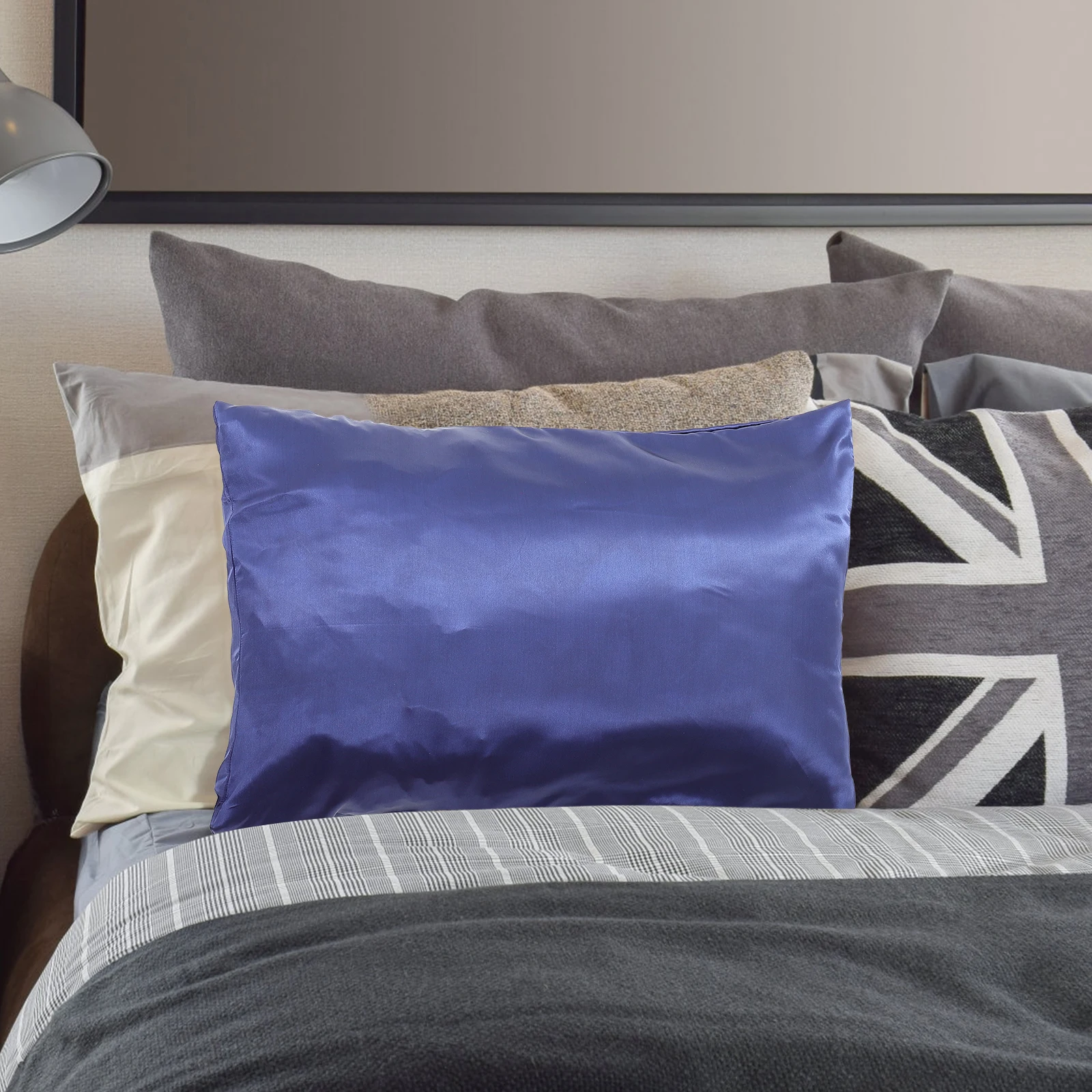 

2 Pcs Pillowcase Pattern Silk Pillowcases for Women Protective Pillows Polyester (Polyester) Miss