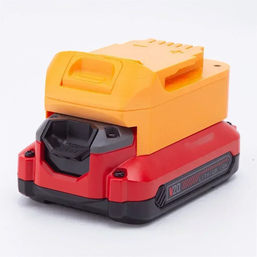 Battery Adapter Converter For Craftsman 20V Li-ion Battery to for DeWalt 18V Power Tool Accessories (Batteries not included)