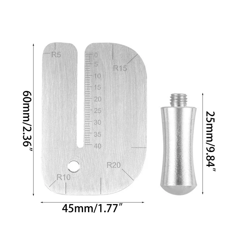 DIY Leather Pulling Board Practical Cutting Ruler Tool Stainless Steel Manual leather Cut Auxiliary Accessories Auxiliary Tool