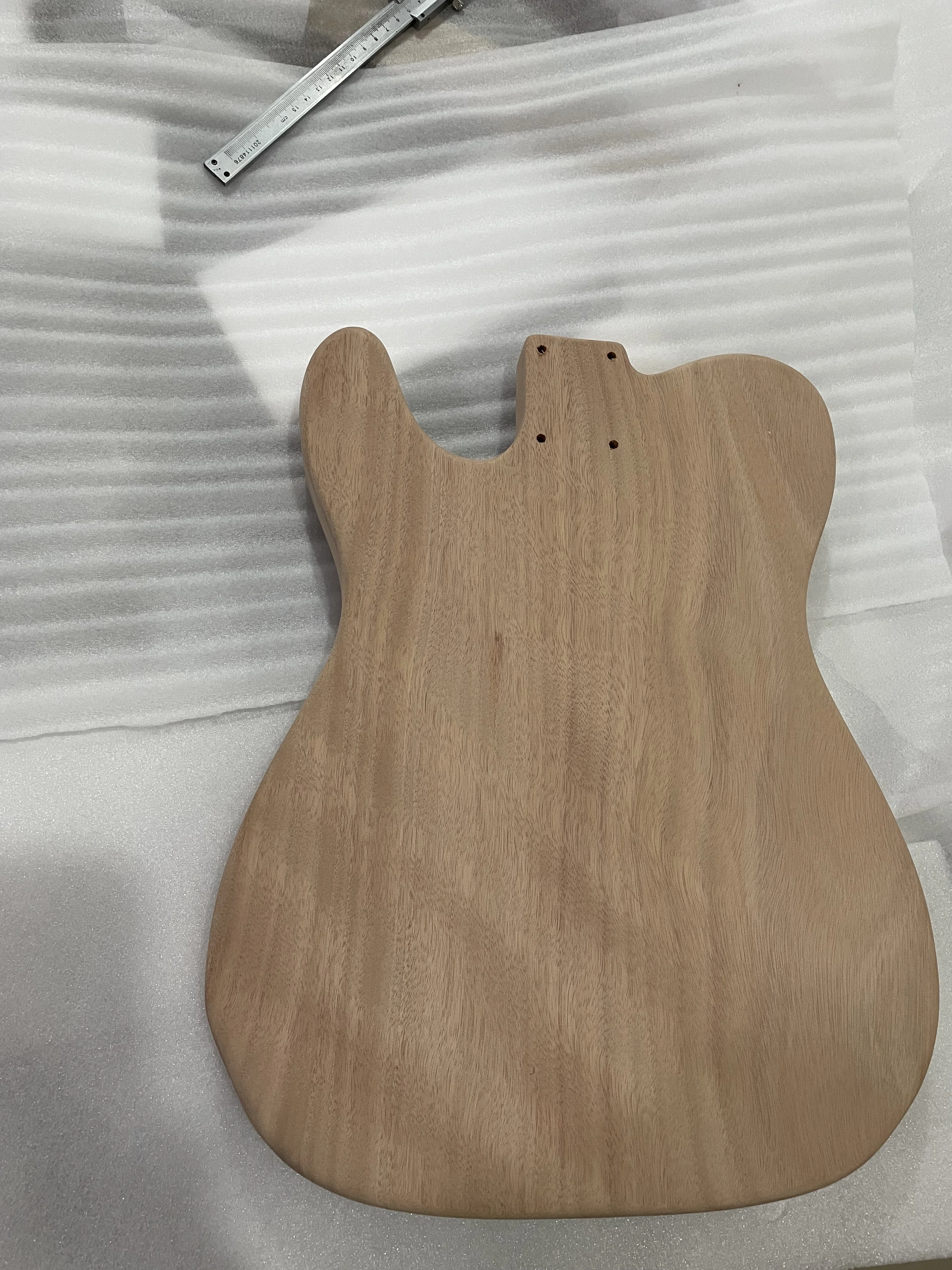 Unfinished Mahogany Wood Electric Guitar Body, Blank Barrel, HH,Hardtail Replacement Part, DIY, High Quality, Handmade, F Hole