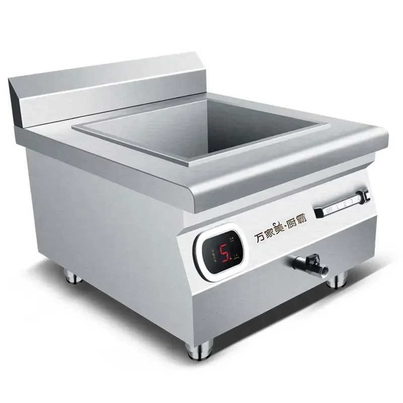 

Commercial Electromagnetic Frying Stove 6000W French Fries Chicken Chop Oden Fritters Noodle Machine Cooking Appliances