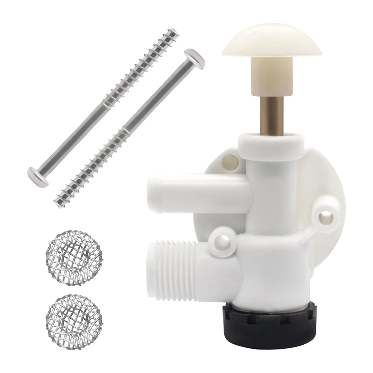 

For Dometic Sealand RV Water Valve Assembly Trailer Toilet Repair Kit EcoVac Vacuflush Pedal Flush Toilets