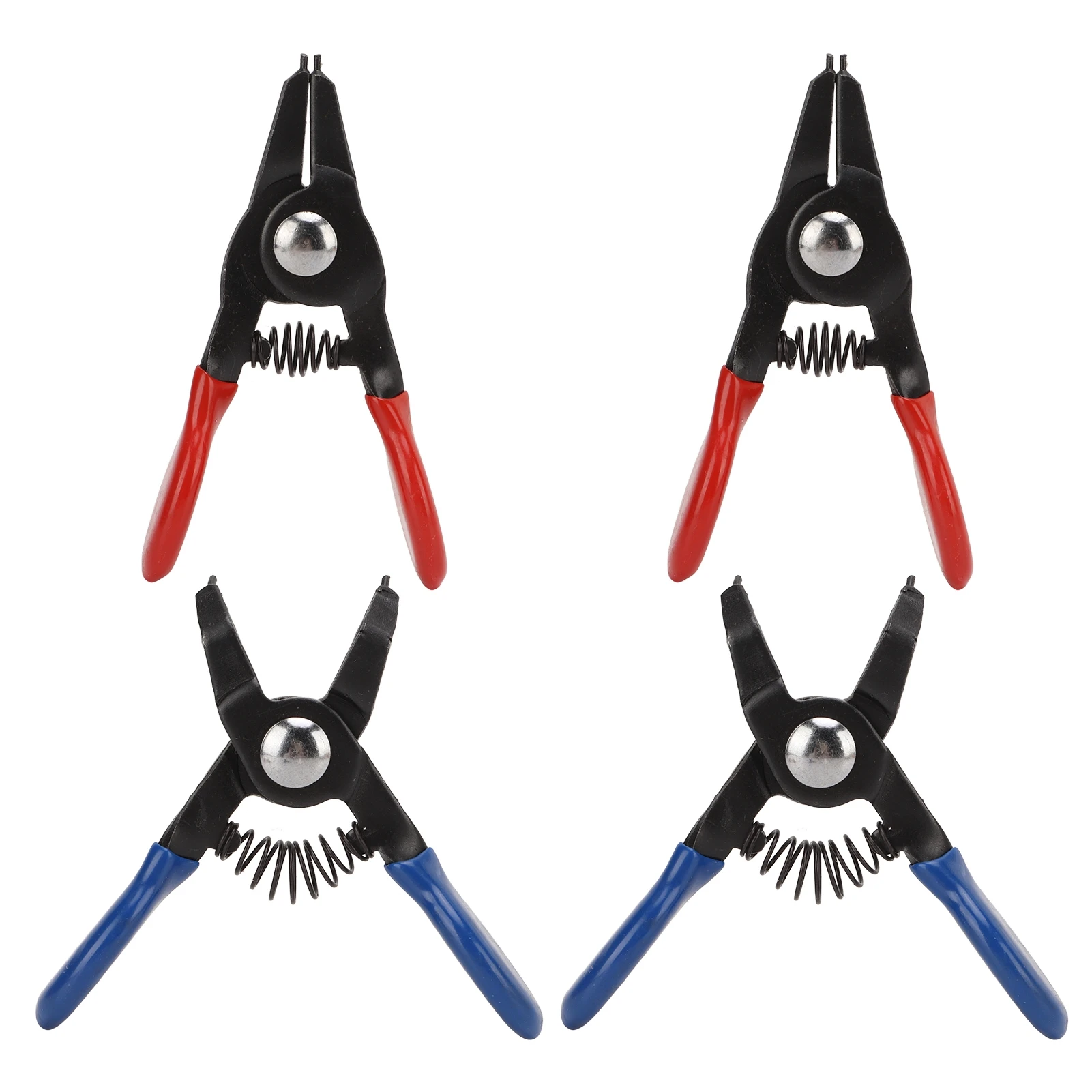 Small Circlip Plier Mini Snap Ring Plier Set Sturdy Practical Spring Loaded Universal  for Internal External Circlips