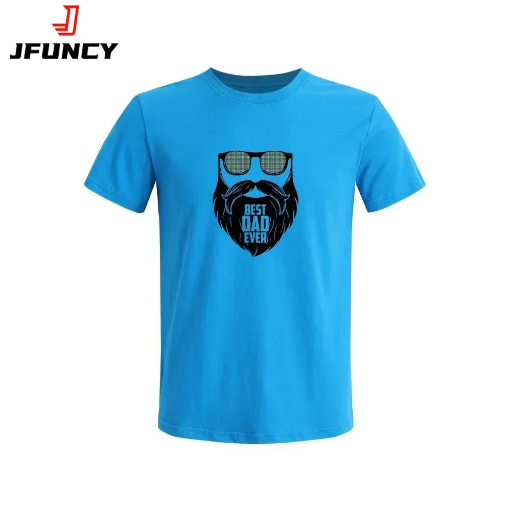 

Men's Cotton Tee Man T-shirt Oversized Top Dad Father's Day Graphic T Shirt Male Short Sleeve Tshirt Summer Clothing