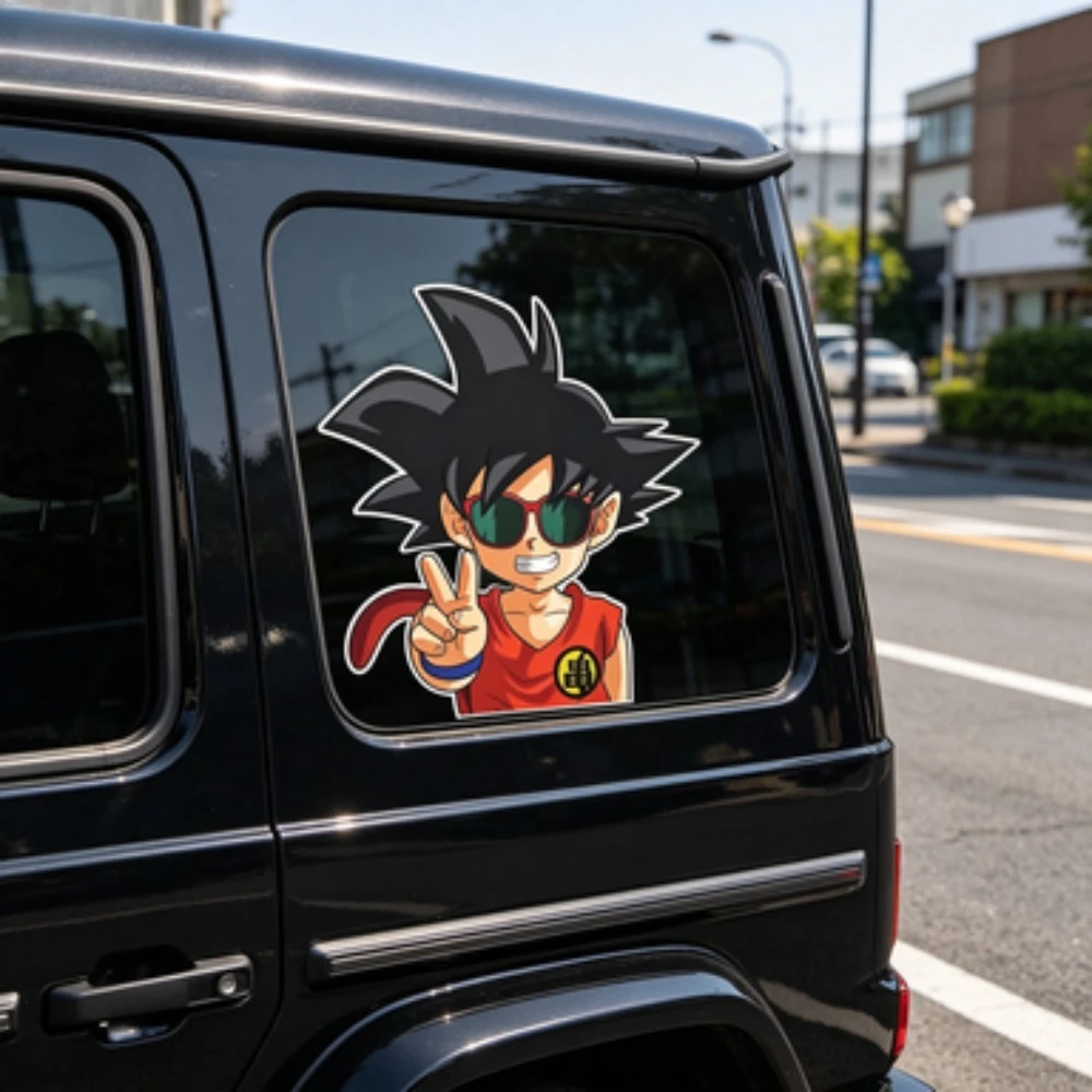 Cartoon Dragon Ball Car Sticker Durable Reflective Vinyl Decal for Auto Motorcycle Laptop Body DIY Decoration