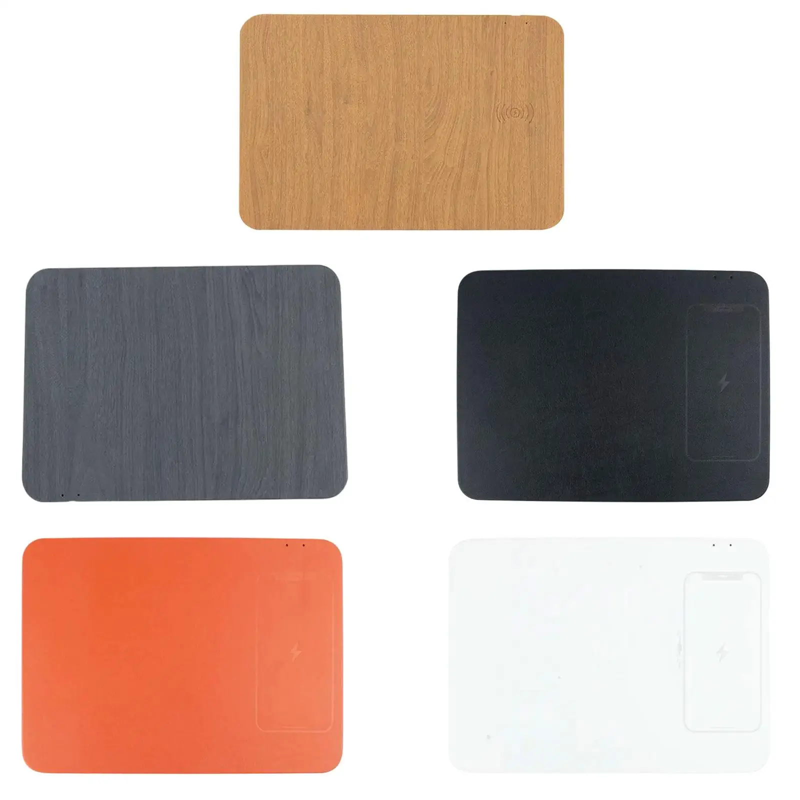 Mouse pad de carregamento sem fio, proteção contra curto-circuito, confortável, proteção contra sobretensão, compacto, versátil para mesa, esportes profissionais