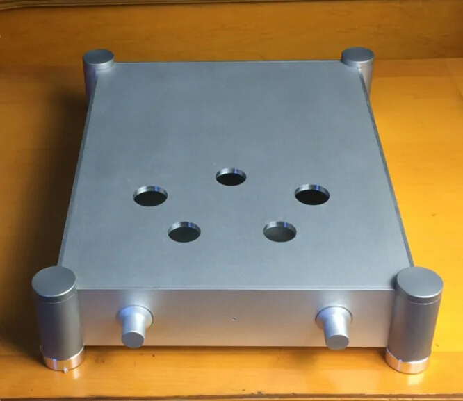 

BZ4307T all-aluminum amplifier chassis specially matched with our 300B bile amplifier kit