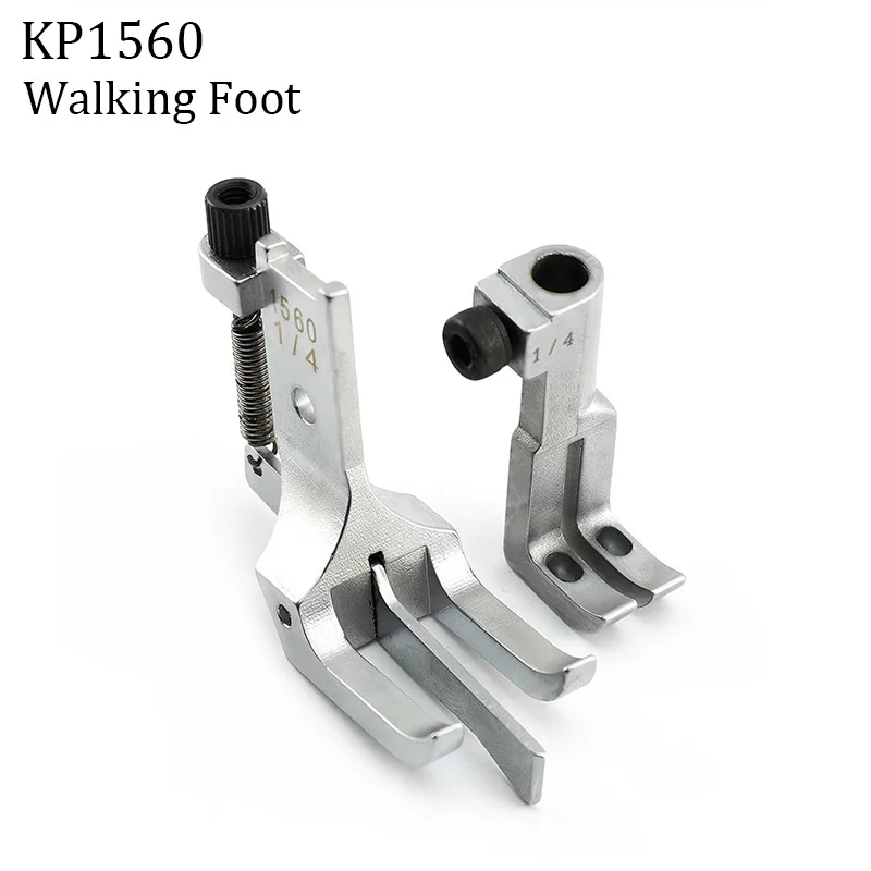 

KP1560 Double Needle Walking Foot with Center Guide, Replacement Part for Consew, JUKI and other Double Needle Sewing Machines