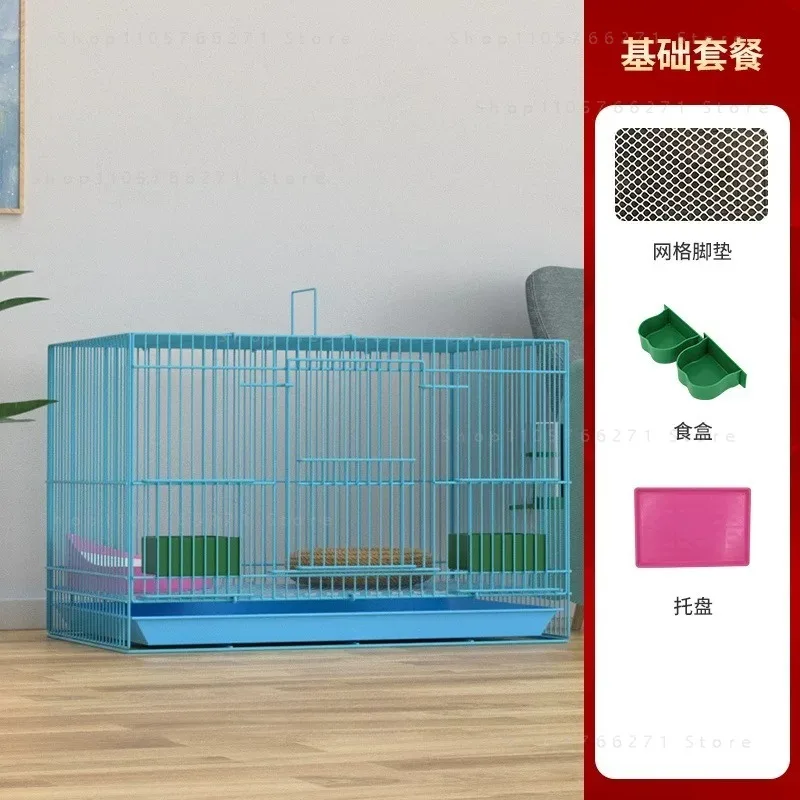 Bird Cage Parrot Pet Wholesale Large Outdoor Cheap Wrought Iron Canary Bird Cage Breeding Big Cage