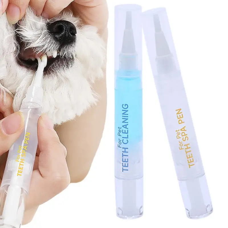 Dog Teeth Cleaning Pen Brightening Repairing Toothbrush Pen Cleaning Pen Freshen Breath Pet Supplies Natural Teeth Cleaning For