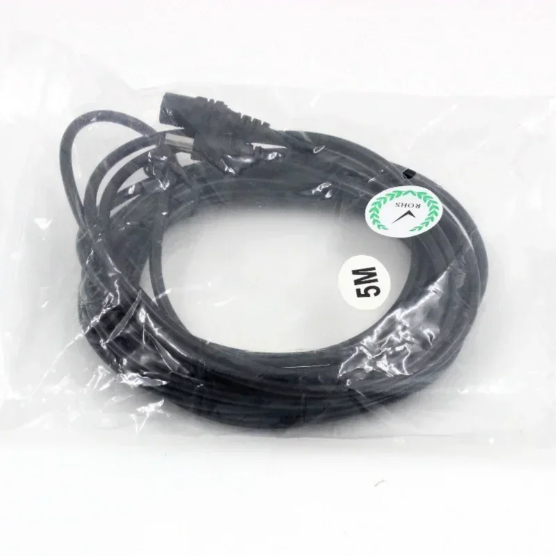 DC12V-Verlängerungskabel 2.1*5,5mm Stecker Stecker auf Buchse für CCTV-Überwachungs kamera schwarze Farbe 16,5 Fuß 5m 10m Stromkabel