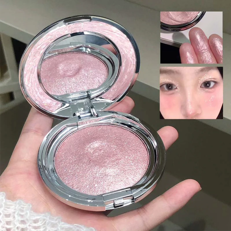 

Одноцветный мелирующий крем с мерцающим блеском, хайлайтер с картофельным пюре, глянцевая паста, осветляющая лицо, долговечная