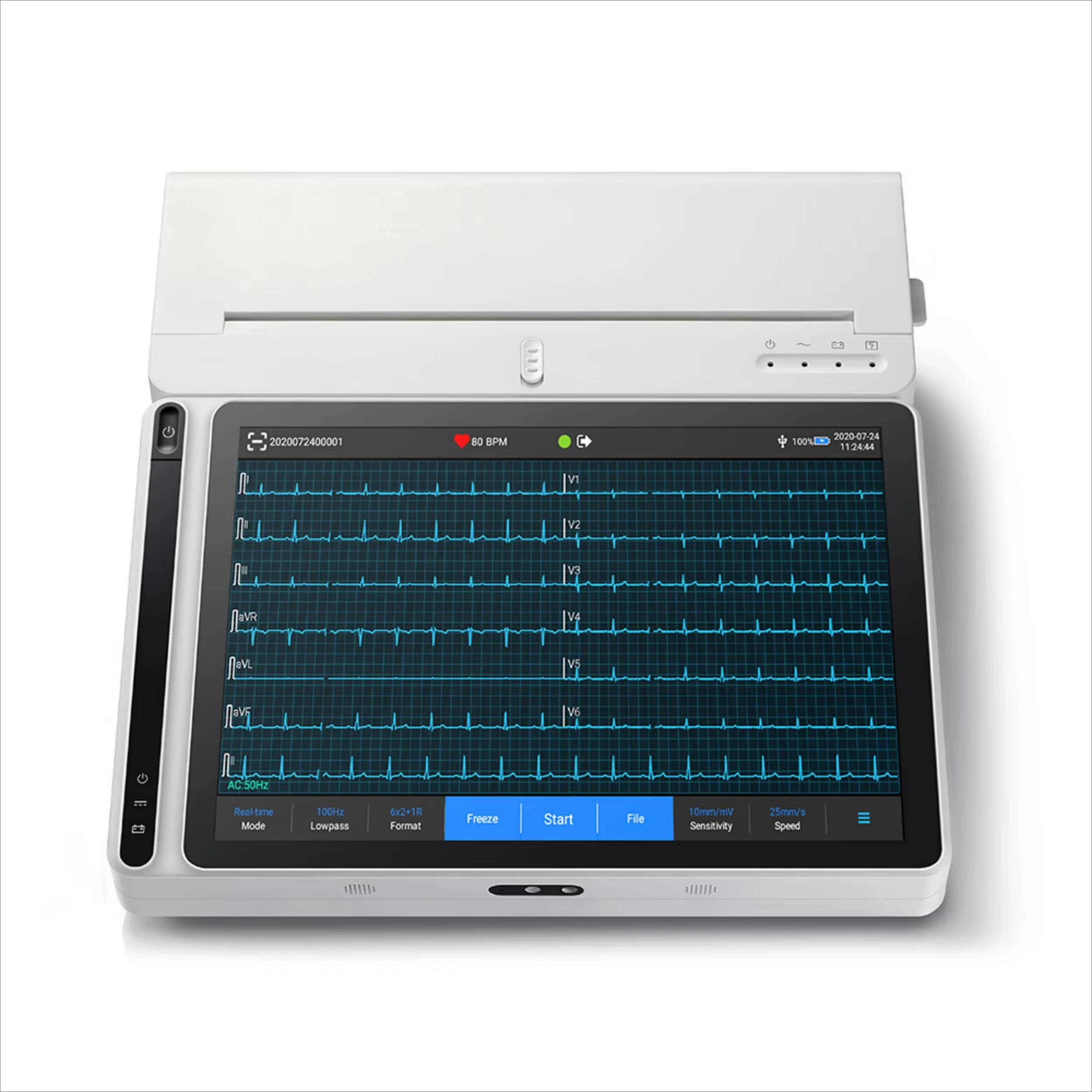Portable smart wearable, real-time sampling, high-precision detector