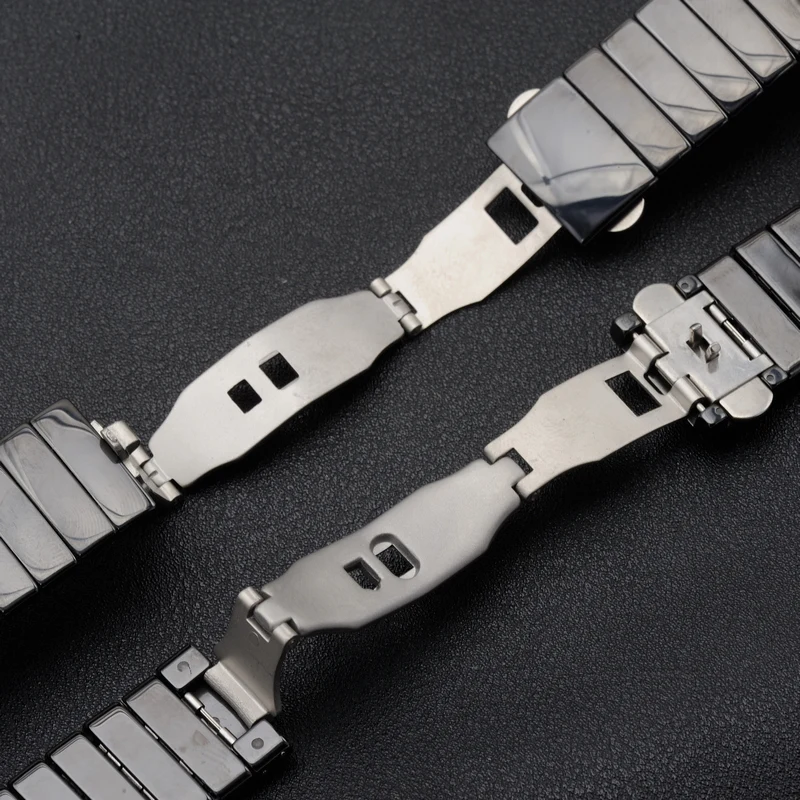 17mm 26mm 29mm High Quality Ceramic Watch Strap For Rado Sintra Series Watchband Black Ceramic Bracelet Women and Men watchchain