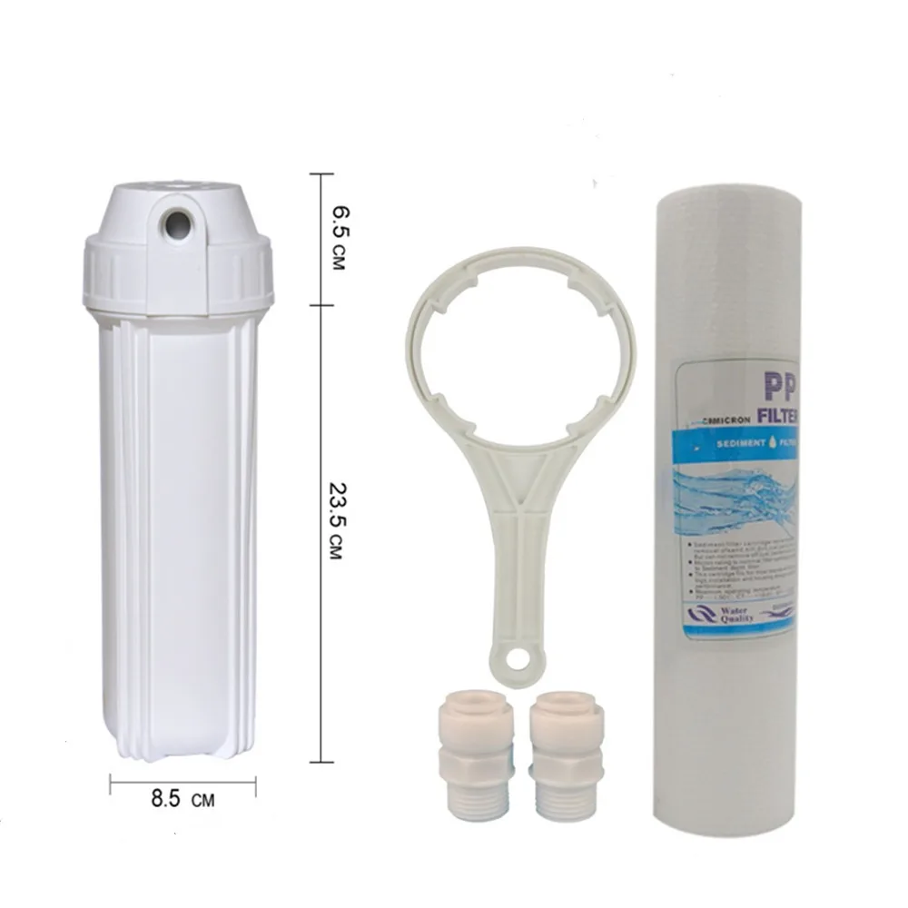 Water Pre-filter 10 inch long water purifier water filter,PPF cotton single stage prefilter