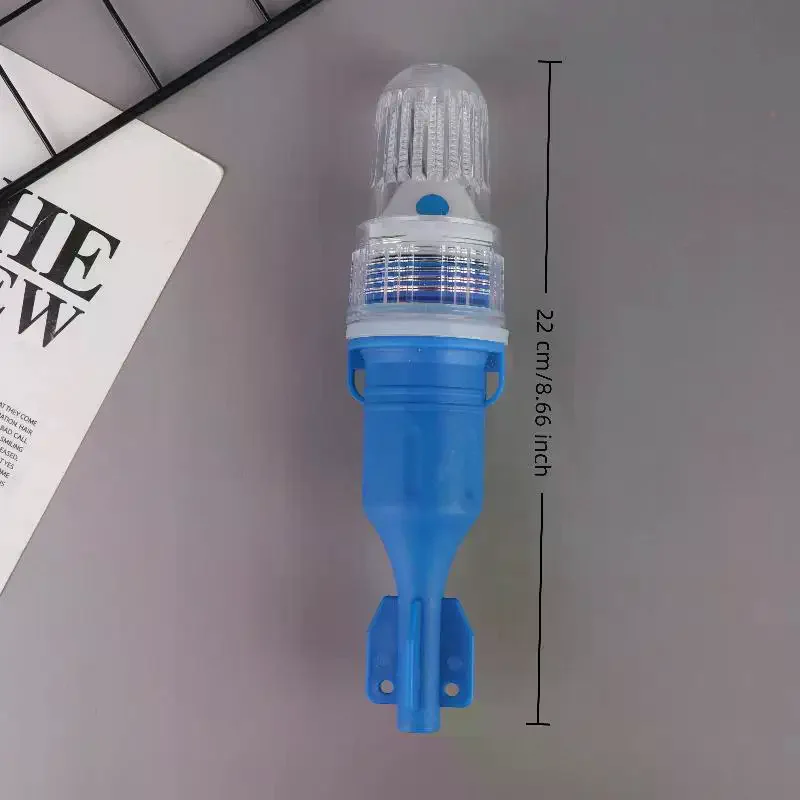 Marine Signal Licht Wasserdichte LED Angeln Licht Fischerei Doppel Flash Lampe Boje Signal Licht Wasserdichte Net Flash Warnlicht