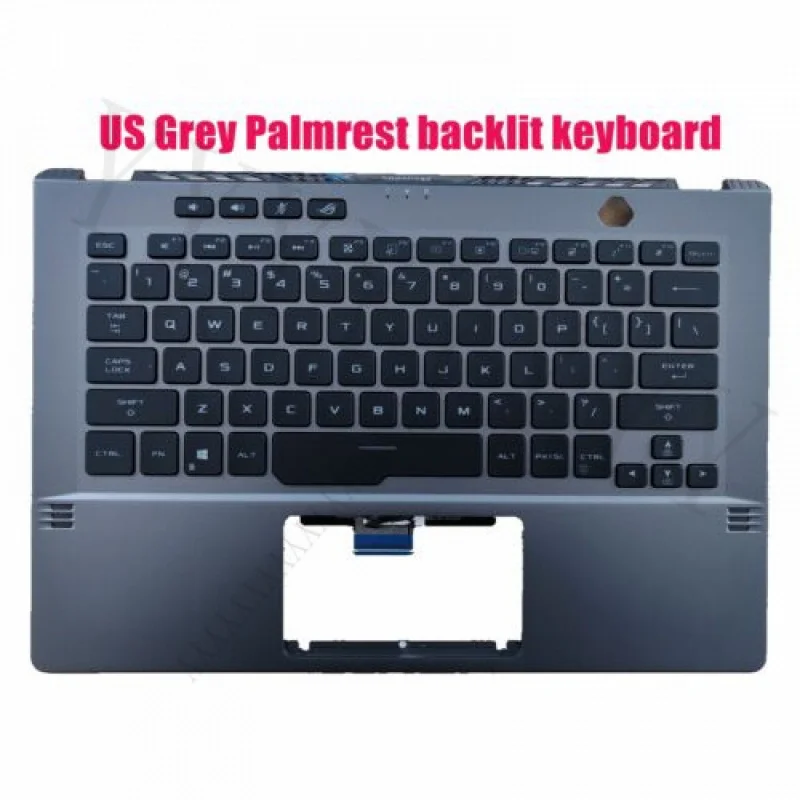 

QQ US Grey Palmrest backlit keyboard for Asus GA401 GA401IV GA401IU GA401IH