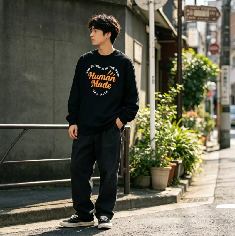 Human Made 2026 Logo Graphic L/S Tee Relaxed Fit Couple Casual Streetwear