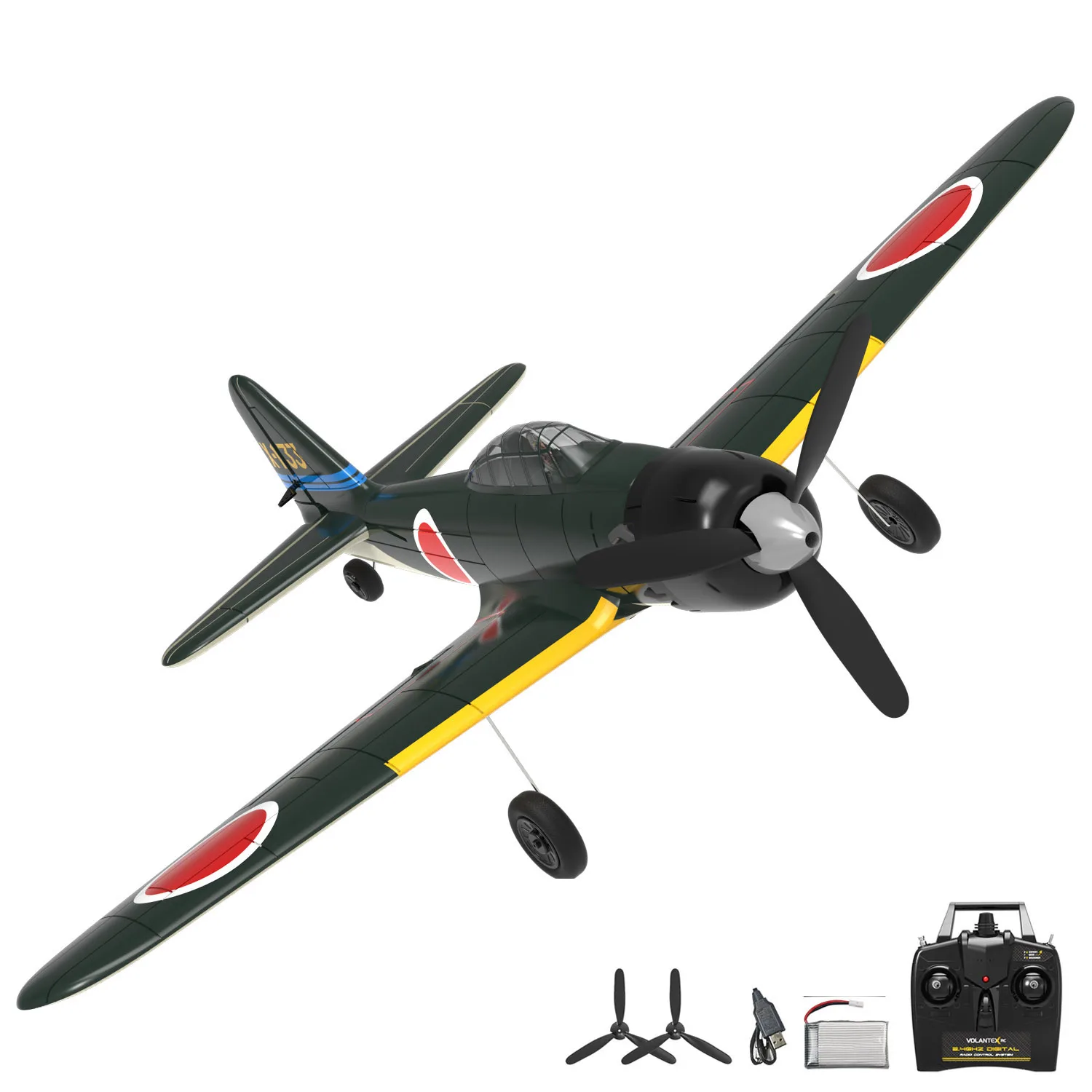 ゼロRC飛行機 4チャンネル 6軸 10~20分飛行