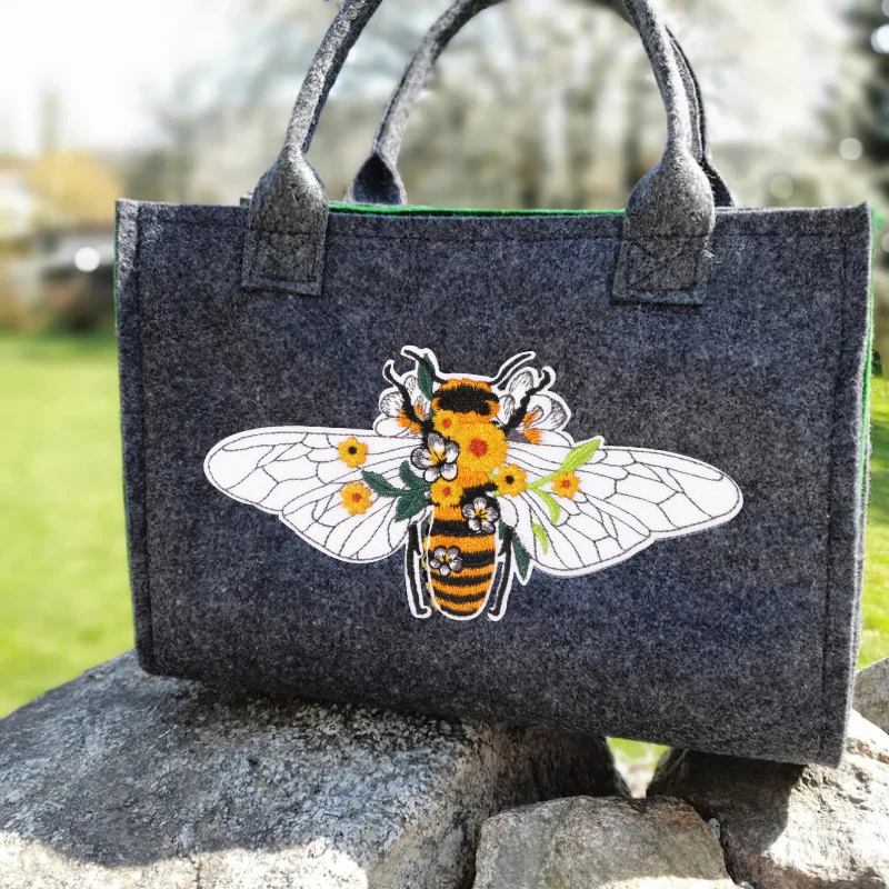 1 قطعة النحل المطرزة التصحيح الحديد على لطيف الحيوان تحفيز المعنويات شارة DIY بها بنفسك هدية للملابس قبعة حقيبة سترة قبعة سائق الشاحنة