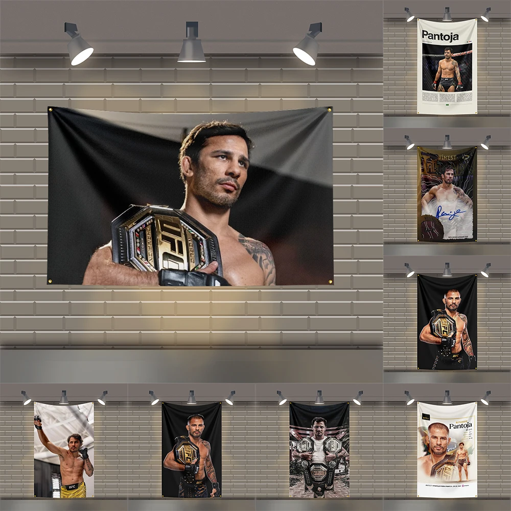 

A-Alexander-PantojaS UFC Boxing Legend Motivational Wall Poster Gym Tapestry Home Dorm Decor Inspirational Canvas Flag