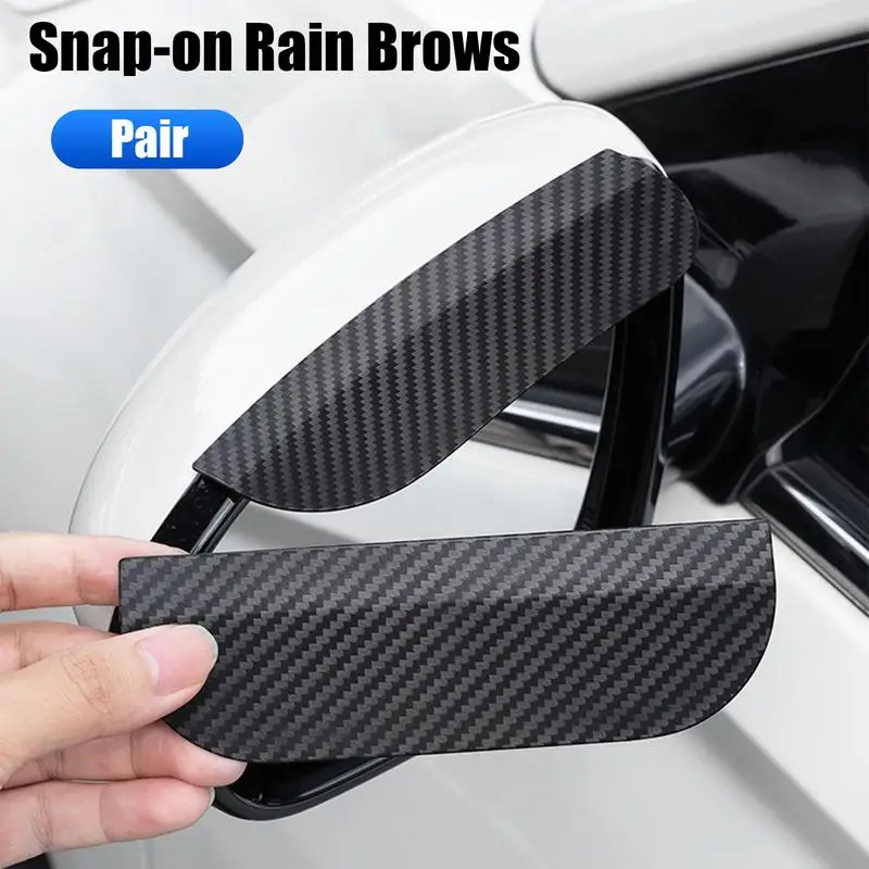 Side Mirror Rain Guard Mirror Rain Visor Guard Rear View Mirror Eyebrow Car Rear View Mirror Rain Cover Waterproof Guard