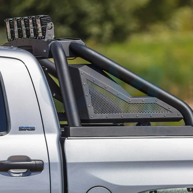 قضيب لف رياضي مخصص من Jiaming Factory مع ضوء للملحقات الخارجية Hilux Revo Rocco Tacoma Ranger F150