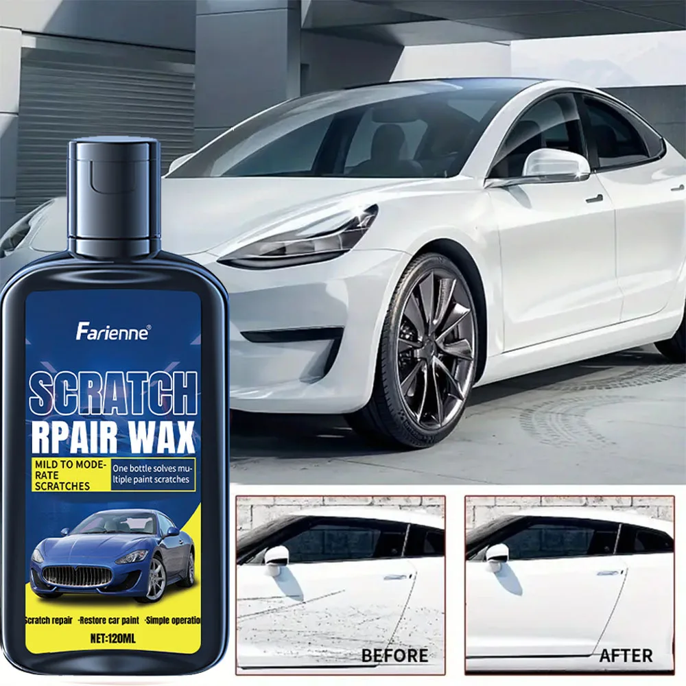 FARIENNE Car Scratch Repair & Polishing Wax - Easy Touch-Up Paint Restoration for All Vehicles