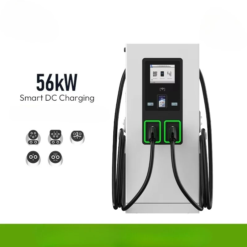 Market Commercial Level 2 240V Grid Ccs1/Gbt/Chademo/Nacs New Energy Vehicle 56kW EV Car Power Bank Charging Stations