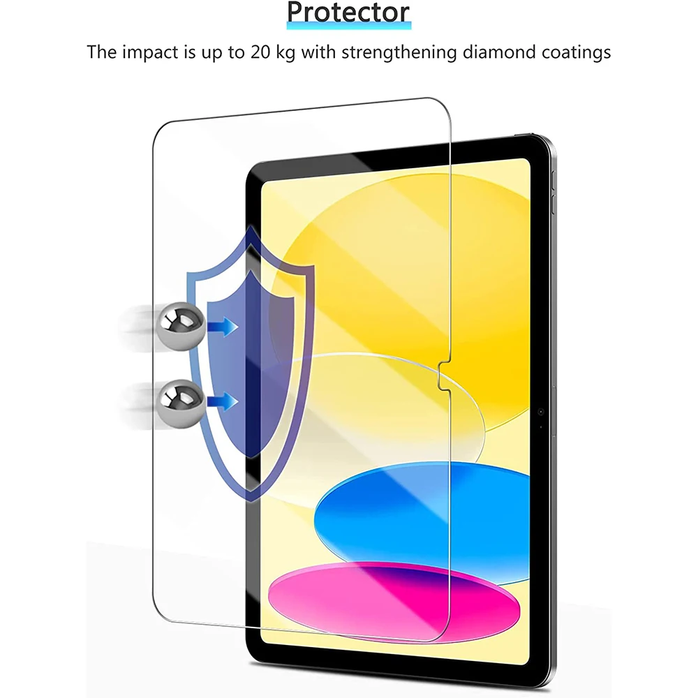 Screen Protector For iPad 2 3 4 5 6 7 8 9 10 Protective Bubble Free Tempered Glass For iPad 2th 3th 4th 5th 6th 7th 8th 9th 10th