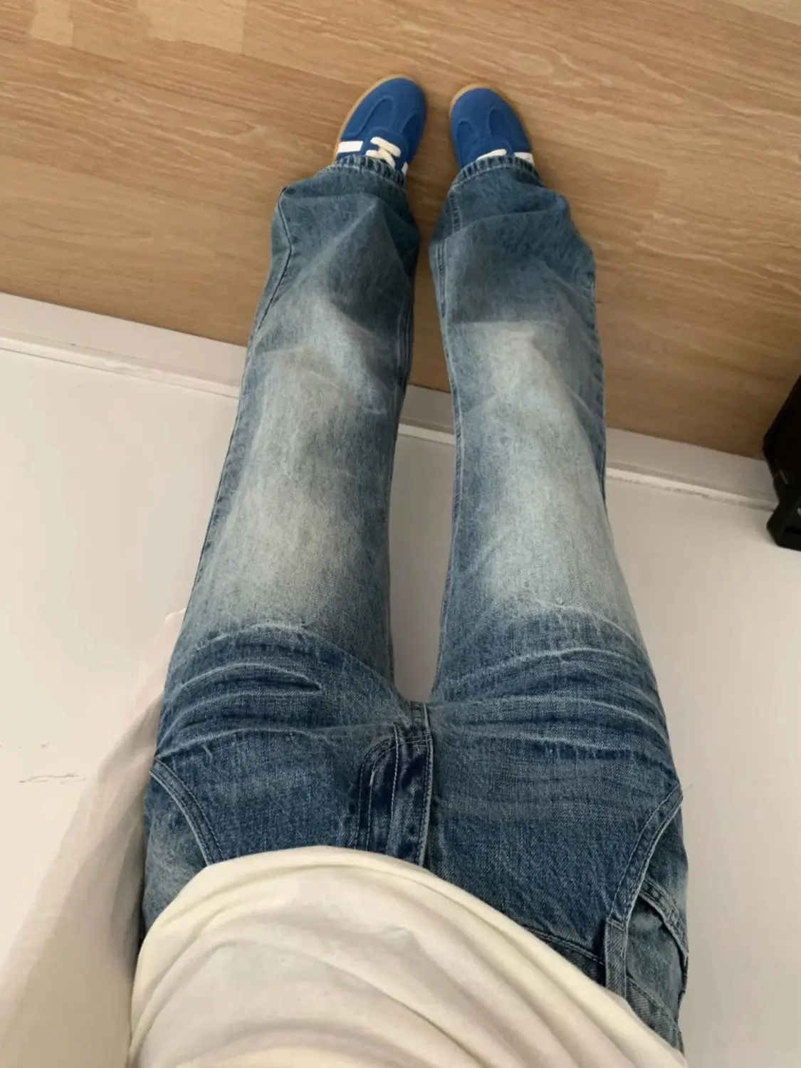 

Джинсы-карго для женщин, потертые, изнутые, рваные, с потертым подолом, гранж, альтернативный панк-рок, субкультура, обрезка, подробный лоскутный шик