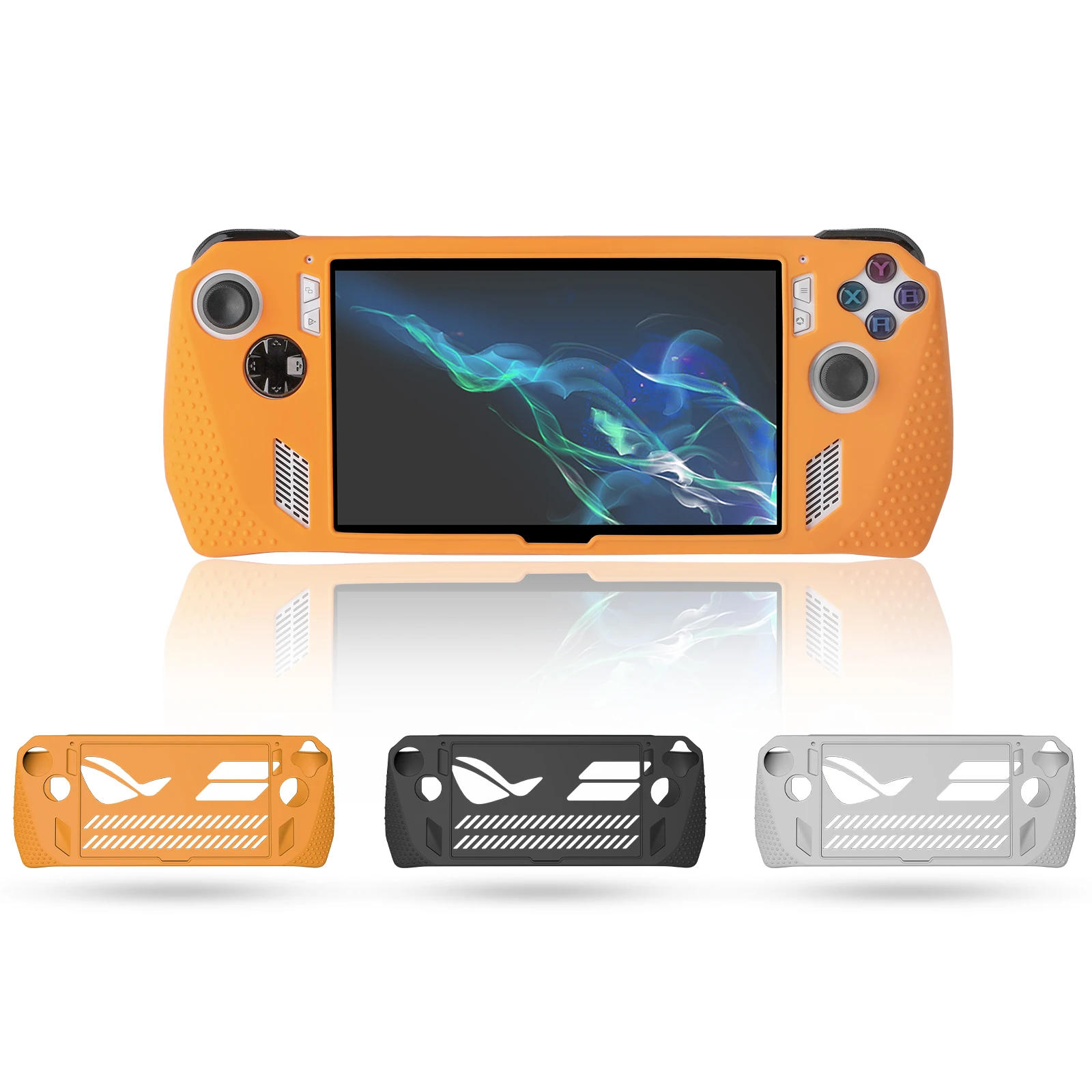 

Silicone Protective Case for Rog Ally Soft Non-Slip Shockproof Full Body Cover for Rog Ally Handheld Game Accessories