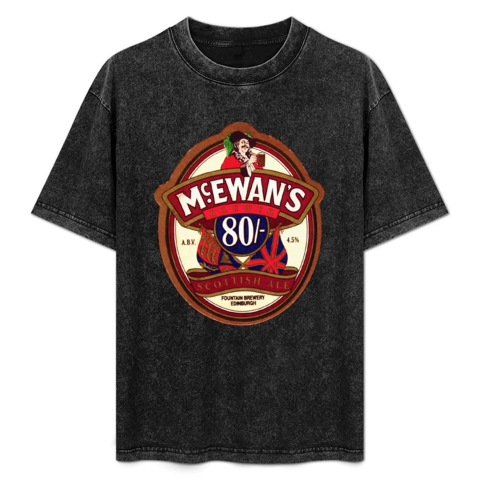 

McEwan's 80 Shilling T-Shirt Casual Loose Short Sleeve Tee for Men