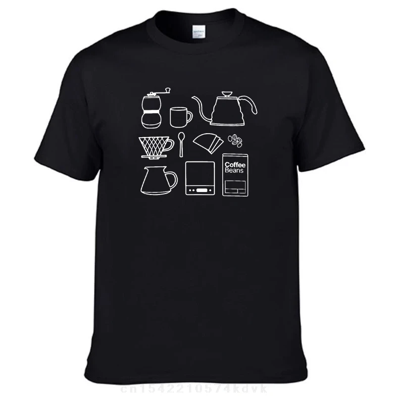 New Pour Over Coffee Kit Blue T-Shirt aesthetic clothes T-shirt short Short t-shirt mens t shirt