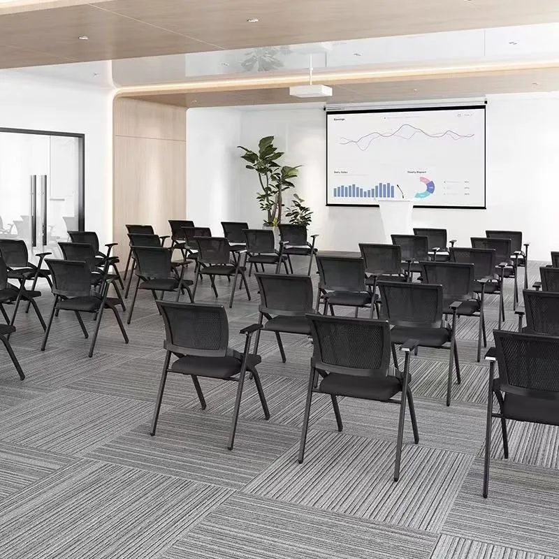 Folding Training Table Board Conference Foldable Writing Board Simple Portable Meeting Room Chair