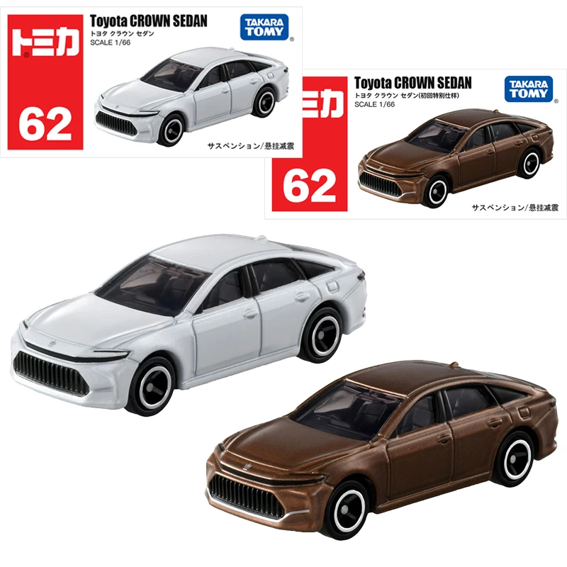 Takara tomy tomica no.62 toyota coroa sedan carro liga brinquedos veículo de motor diecast metal modelo crianças presente natal brinquedos para meninos