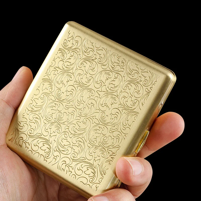 

Металлическая коробка для сигар 10 мм, маленькая увлажняющая коробка для сигар на 14 шт., герметичный устойчивый к давлению дорожный футляр для хранения сигар